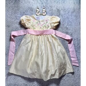 Vintage 2000s My Twinn Blooming Hearts Dress Girls Medium + Doll‎ Shoes READ
